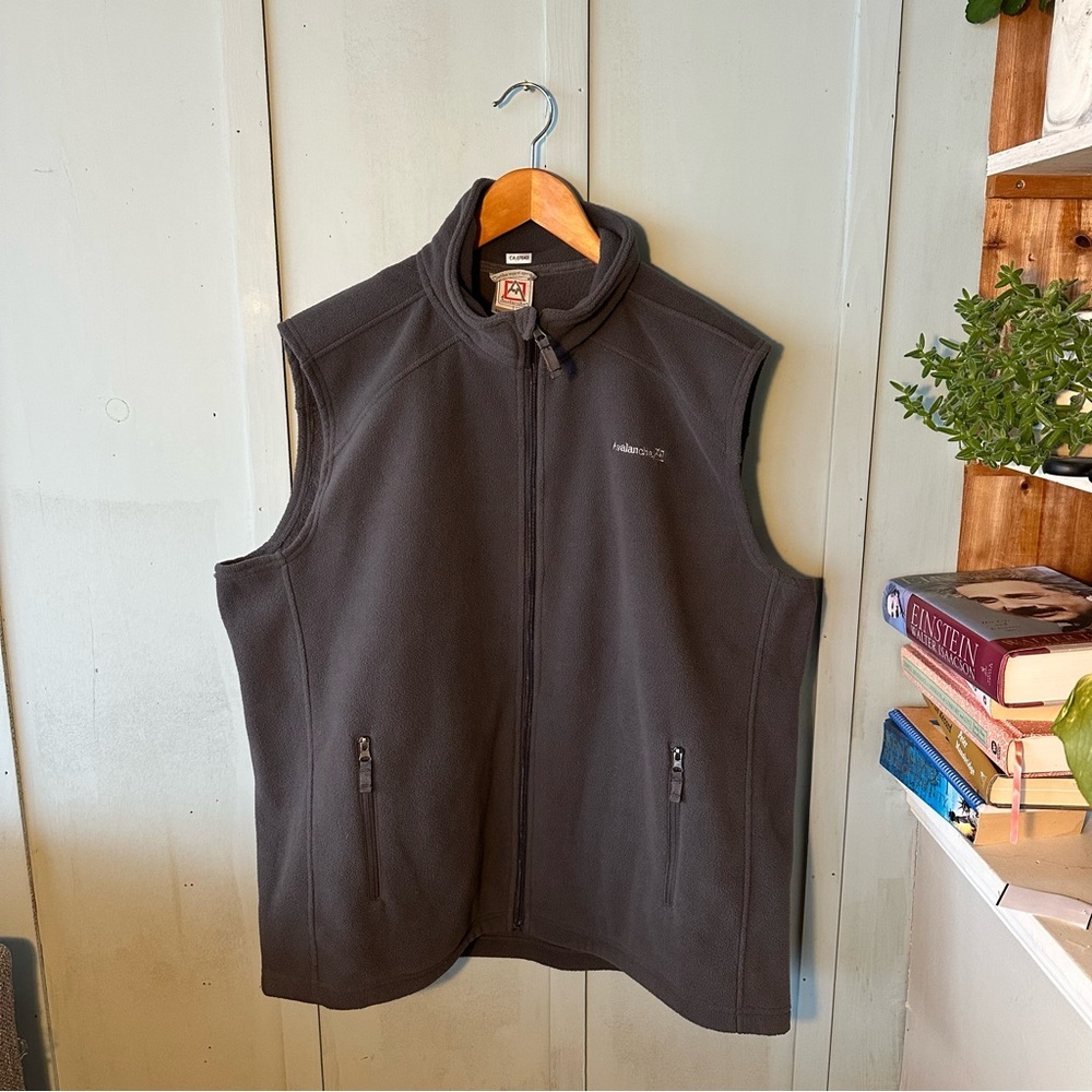 Avalanche Gray Fleece Vest